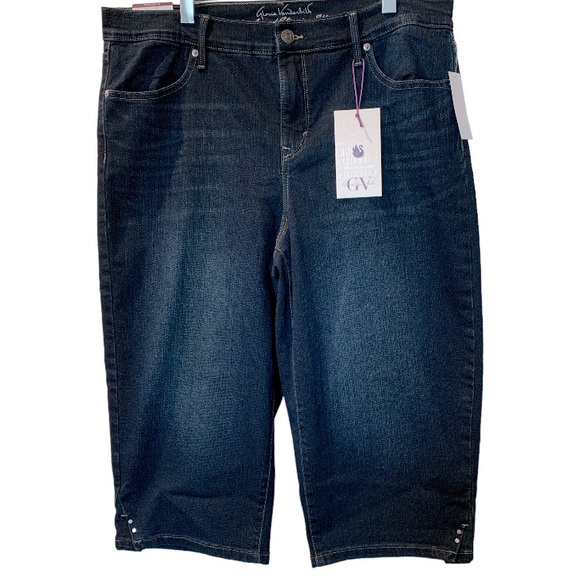 Gloria Vanderbilt Denim - GV GLORIA VANDERBILT Women’s Capri Skimmer Jeans 10 Average NWT